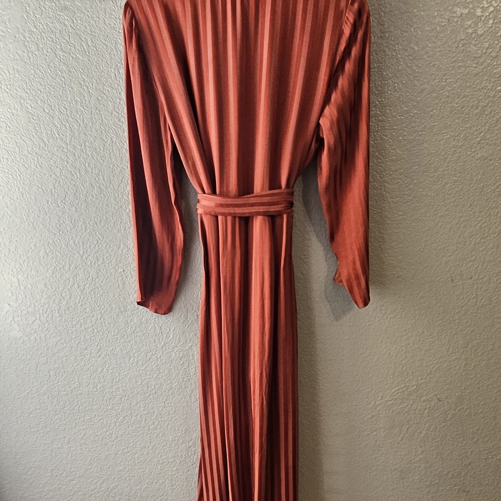 Madewell Rust Long Sleeve Dress - Picture 6 of 15